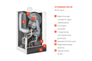 Viessmann Vitodens 100-W S1 (B1KF) 32 kW kombi kondenzációs gázkazán