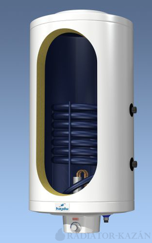 Hajdu IDE150F 150 literes indirekt fűtésű fali tároló villamos pótfűtéssel